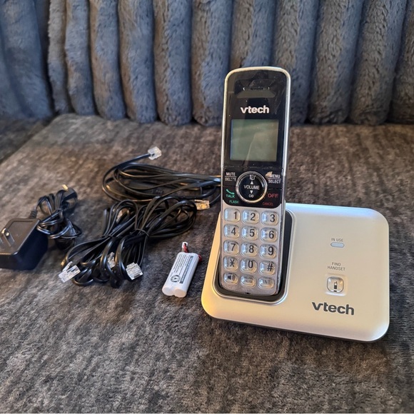 VTECH CS6419 Cordless Phone - MAIN BASE W/Handset & Battery - TESTED & WORKS - Picture 4 of 4